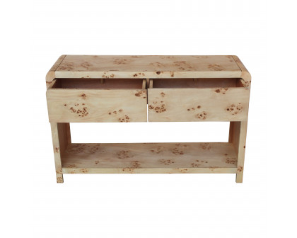 Sagebrook™ 47" Cube Console With 2 Drawers - Natural