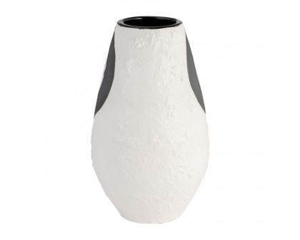 Sagebrook - 11" Stoneware Noir Vase in Black/White