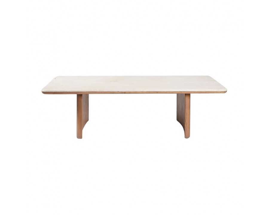 Sagebrook - Travertine Coffee Table