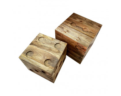 Sagebrook - Side Table Set in Natural