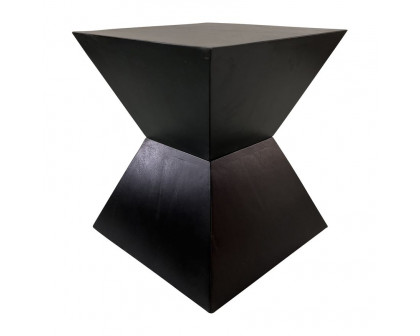 Sagebrook™ Hourglass Side Table - Black