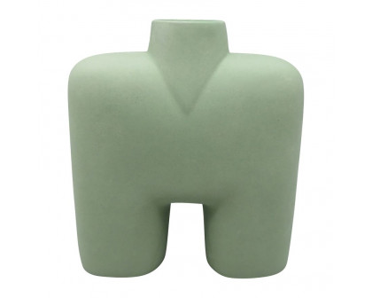 Sagebrook 7" Ceramic Square Shape Vase