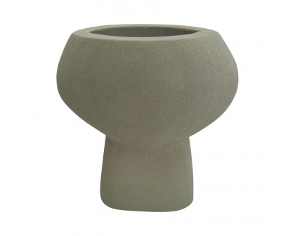 Sagebrook 7" Stone Bulbous Vase