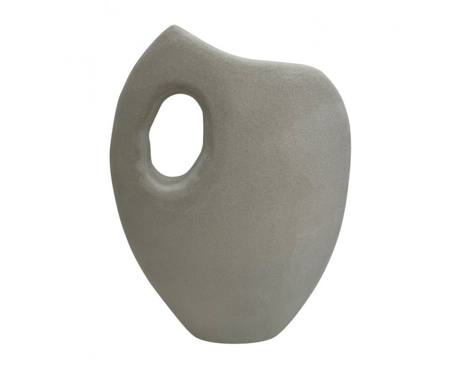 Sagebrook - 12" Stone Tribal Vase in Natural