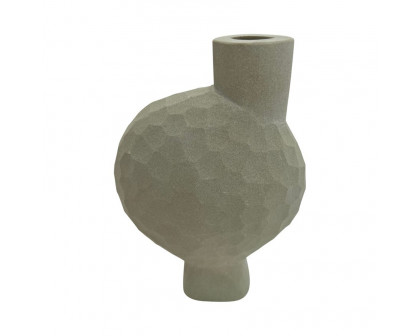 Sagebrook 9" Stone Hammered Vase