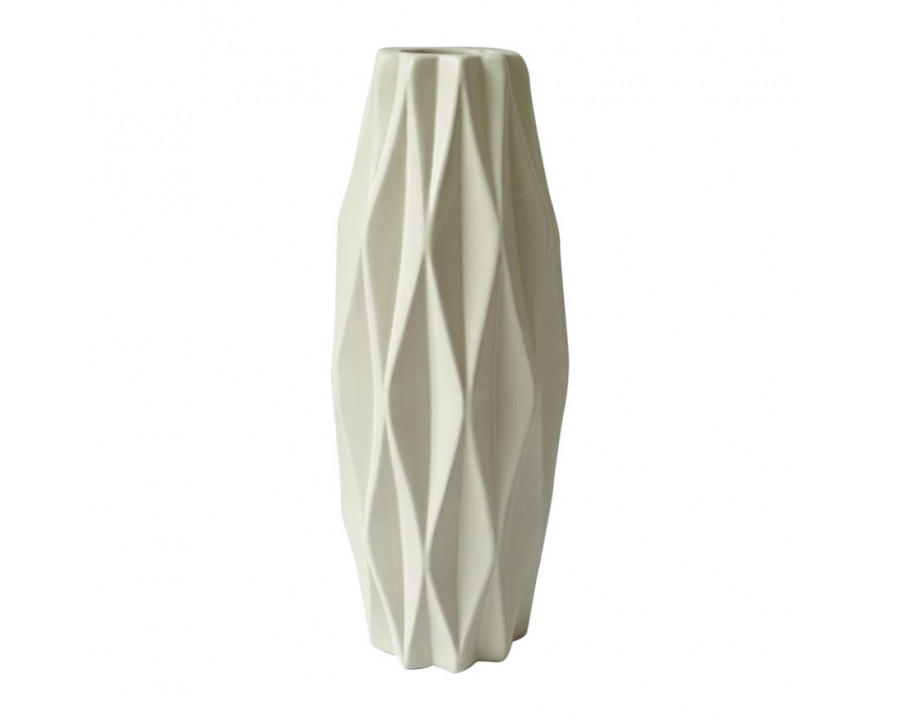 Sagebrook 12" Ceramic Flutter Vase