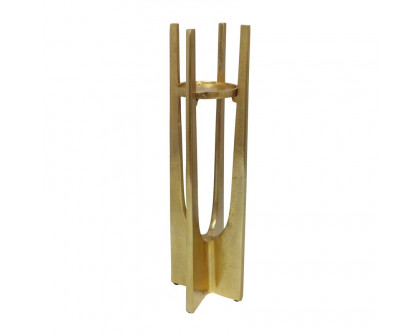 Sagebrook 12" Metal Pillar Candle Holder