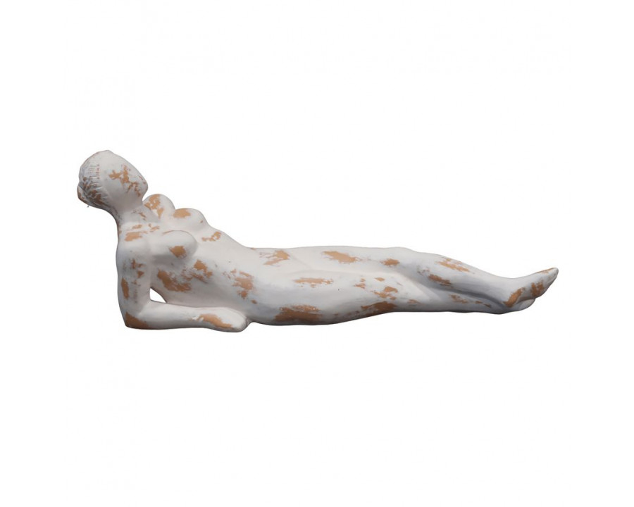 Sagebrook 18" Terracotta Resting Lady