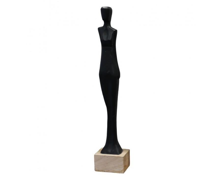 Sagebrook 29" Wood Standing Lady