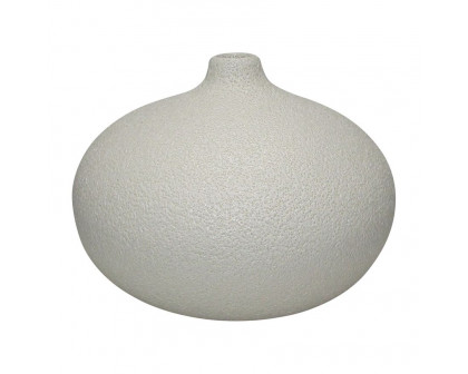 Sagebrook 5" Ceramic Round Volcanic Vase