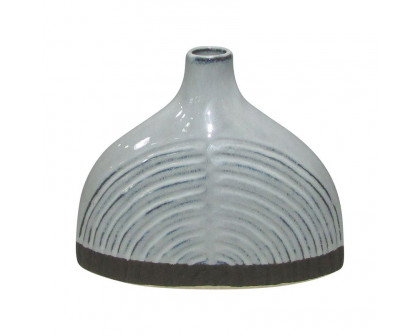 Sagebrook 6" Ceramic Half Dome Arch Vase