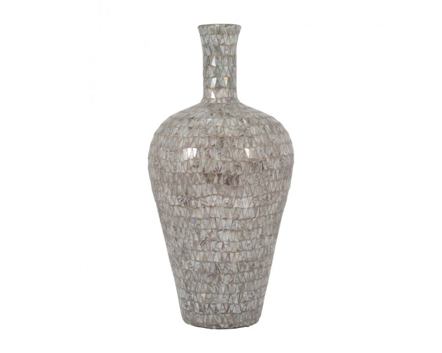 Sagebrook 19" Glass Mosaic Vase