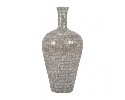 Sagebrook 19" Glass Mosaic Vase