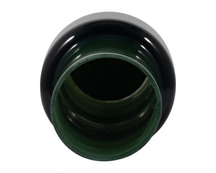 Sagebrook 15" Glass Modern Cylinder Vase - Green