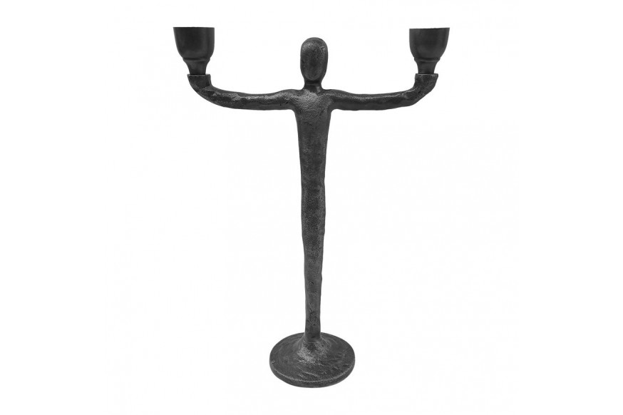 Sagebrook™ 15" Metal 2-Taper Candelabra - Gold