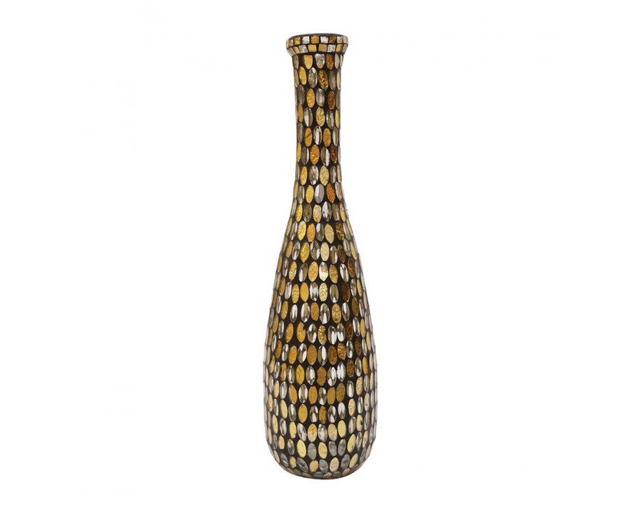 Sagebrook 18519 16" Glass Mosaic Vase