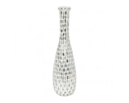 Sagebrook 18519 16" Glass Mosaic Vase