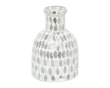 Sagebrook 18523 5" Glass Mosaic Vase