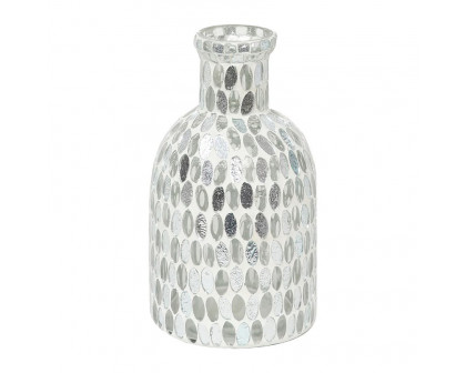 Sagebrook 18523 5" Glass Mosaic Vase