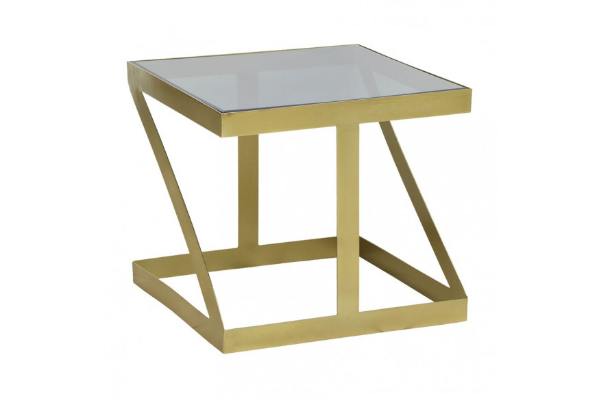 Sagebrook™ Metal Contemporary Side Table - Gold/Black