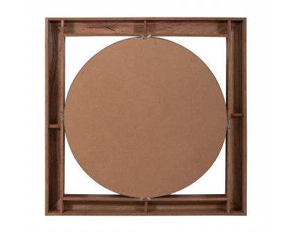 Sagebrook™ 47"x47" Mirror In Box - Brown/Black