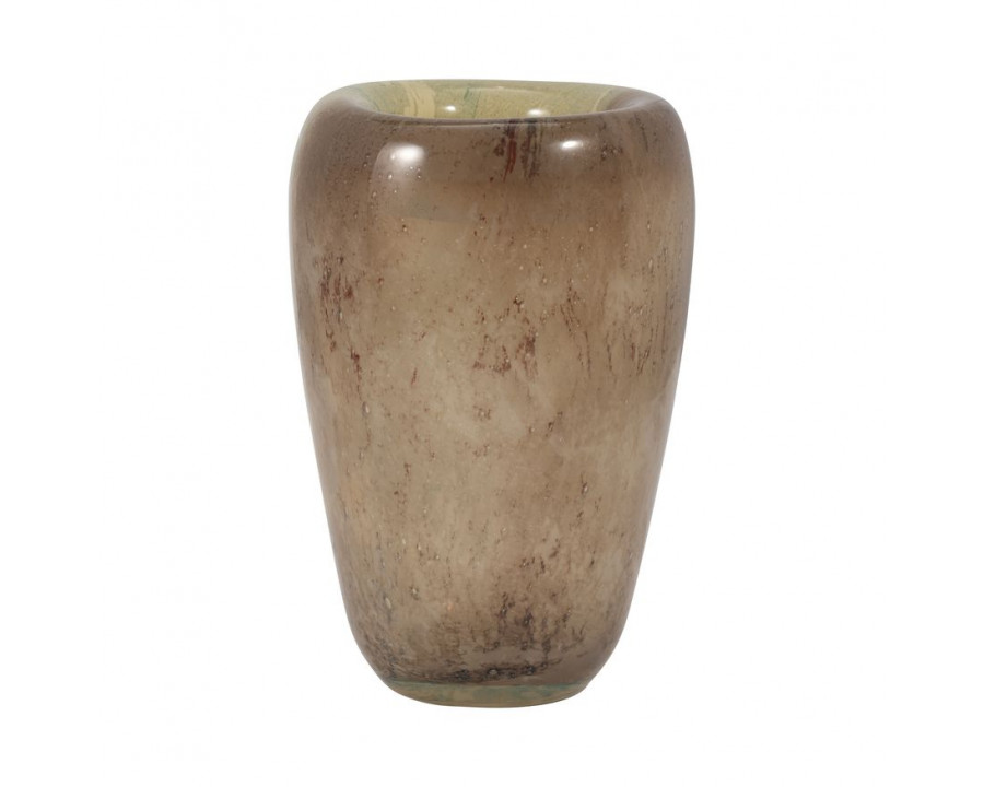 Sagebrook 11" Glass 2-tone Vase - Nude