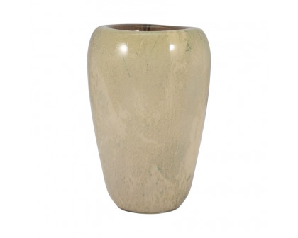 Sagebrook 11" Glass 2-tone Vase - Nude