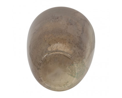 Sagebrook 13" Glass 2-tone Vase - Nude