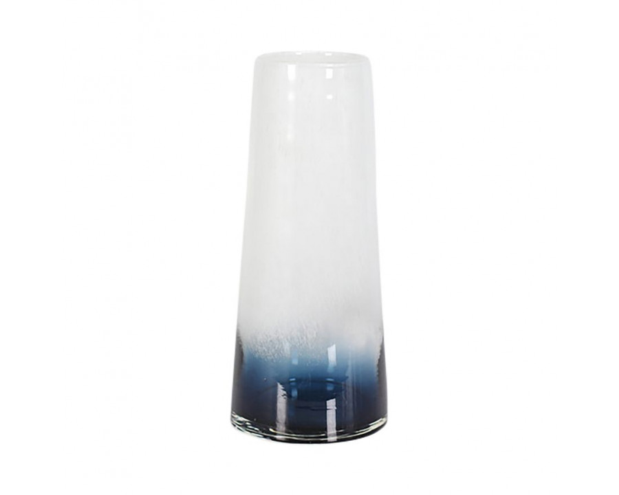 Sagebrook 11" Glass Blue Waters Vase