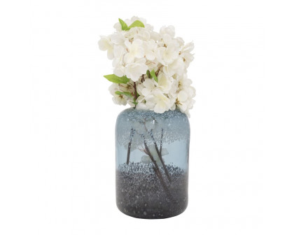 Sagebrook 9" Glass Ombre Vase - Multi