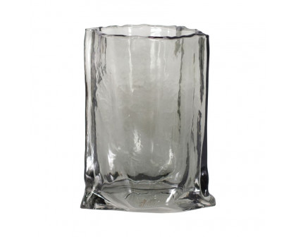 Sagebrook 9" Glass Paper Bag Vase