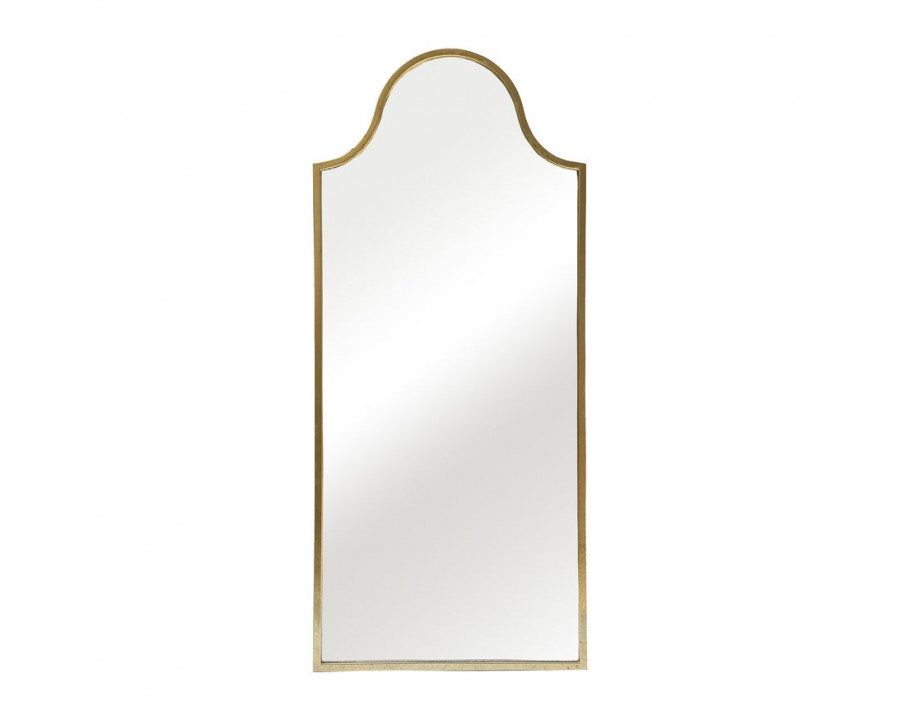 Sagebrook - Metal Arch Floor Mirror in Gold