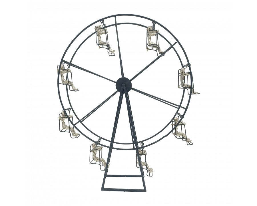 Sagebrook - 23" Metal Ferris Wheel in Black