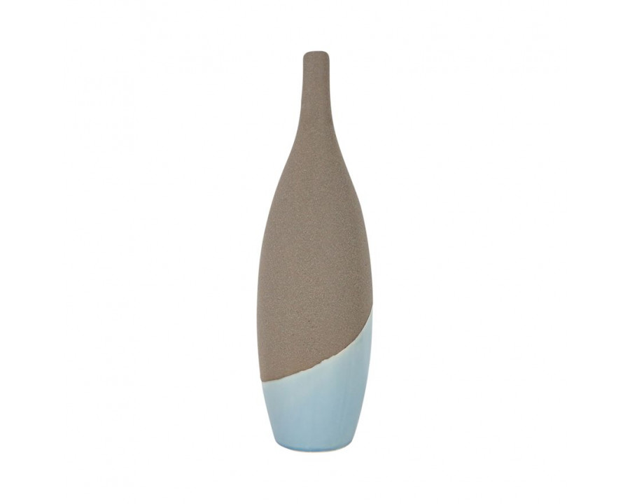 Sagebrook 11" Ceramic Half Dipped Vase