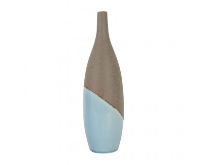 Sagebrook 11" Ceramic Half Dipped Vase