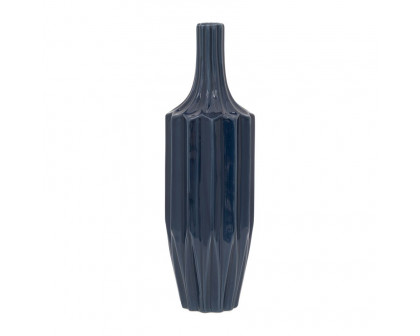 Sagebrook - 13" Ceramic Fluted Vase