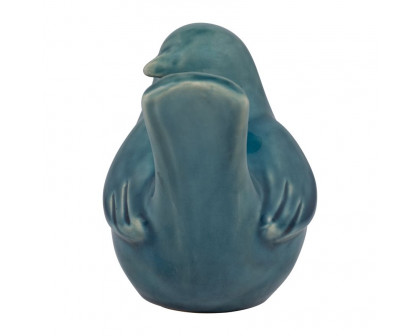 Sagebrook 5" Ceramic Side View Bird - Blue