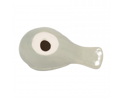 Sagebrook 5" Ceramic Side View Bird - Green