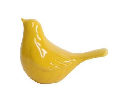 Sagebrook 6" Ceramic Looking Up Bird