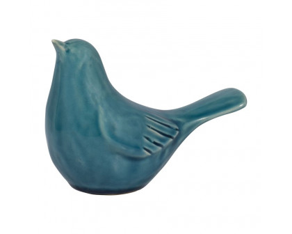 Sagebrook 6" Ceramic Looking Up Bird