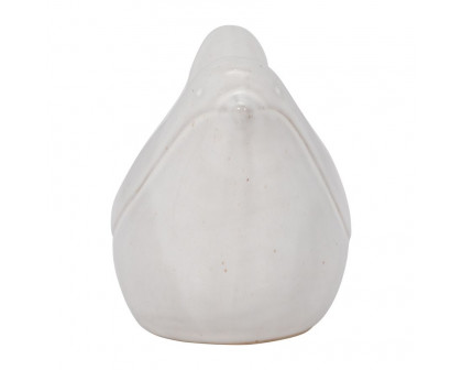 Sagebrook - 7" Ceramic Sitting Bird in Ivory