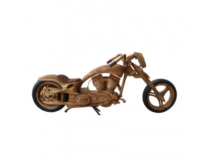 Sagebrook - 96" Wooden Chopper Bike in Natural