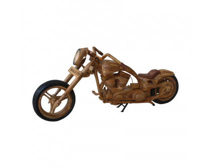 Sagebrook - 96" Wooden Chopper Bike in Natural