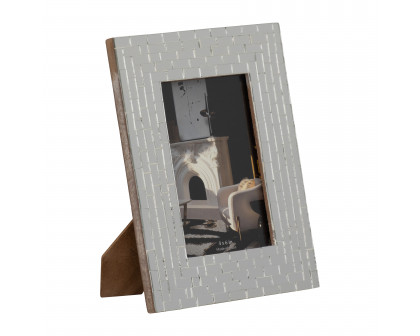 Sagebrook 18659 4"x6" Mosaic Photo Frame