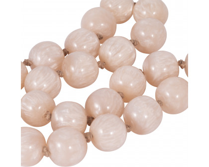 Sagebrook 36" Resin Bead Garland - Ivory