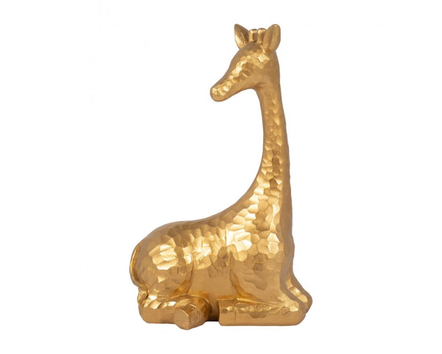 Sagebrook - 10" Resin Giraffe Decor in Gold