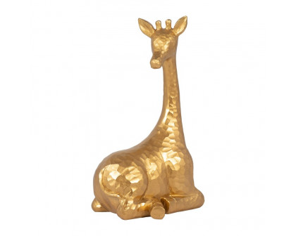 Sagebrook - 10" Resin Giraffe Decor in Gold