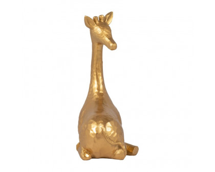 Sagebrook - 10" Resin Giraffe Decor in Gold