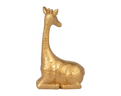 Sagebrook - 10" Resin Giraffe Decor in Gold