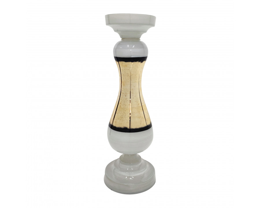 Sagebrook 23" Glass Candle Holder